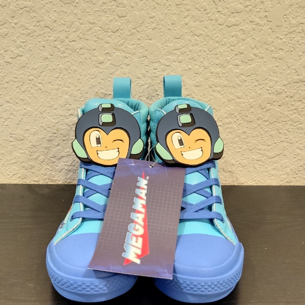 Women's High-Top Sneakers - Blue